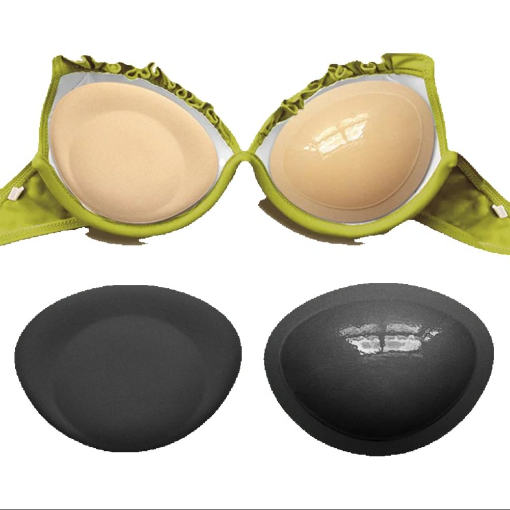 Strapless Bra Adhesive - 4 センチメートル厚さのブラジャーパッドインサート再利用可能な粘着ブラジャーインサート粘着プッシュアップフラーバストインサートリフトビキニパッド胸エンハンサー