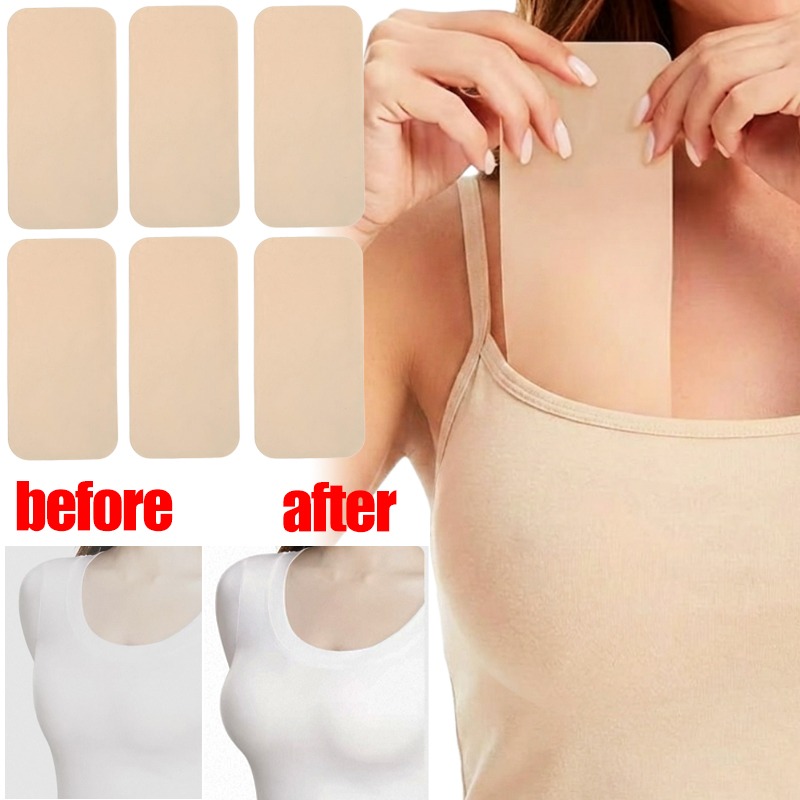 Strapless Bra Adhesive - シリコーン胸リフトテープ自己粘着乳首カバー目に見えないプッシュアップブラパッド再利用可能なストラップレスドレス胸ステッカー女性用
