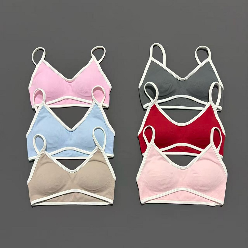Plunge Bra Push Up - 女性スポーツブラ調節可能な高サポートジム服ピラティスヨガトッププッシュアップランニングワークアウトタンクフィットネス下着
