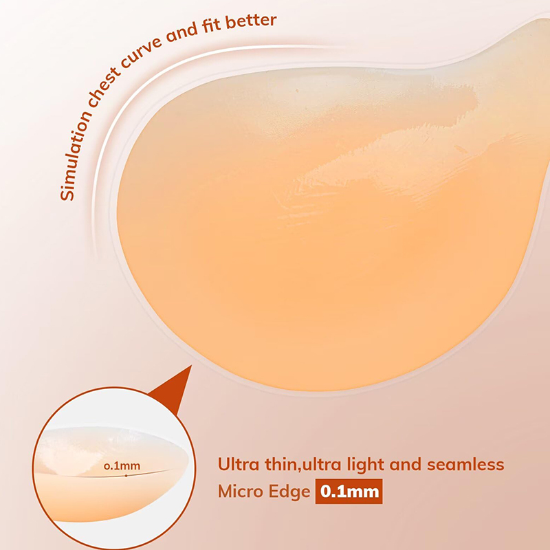 1/2 ペア女性粘着ブラジャープッシュアップ粘着バックレスス - Strapless Bra Adhesive のレビューと価格