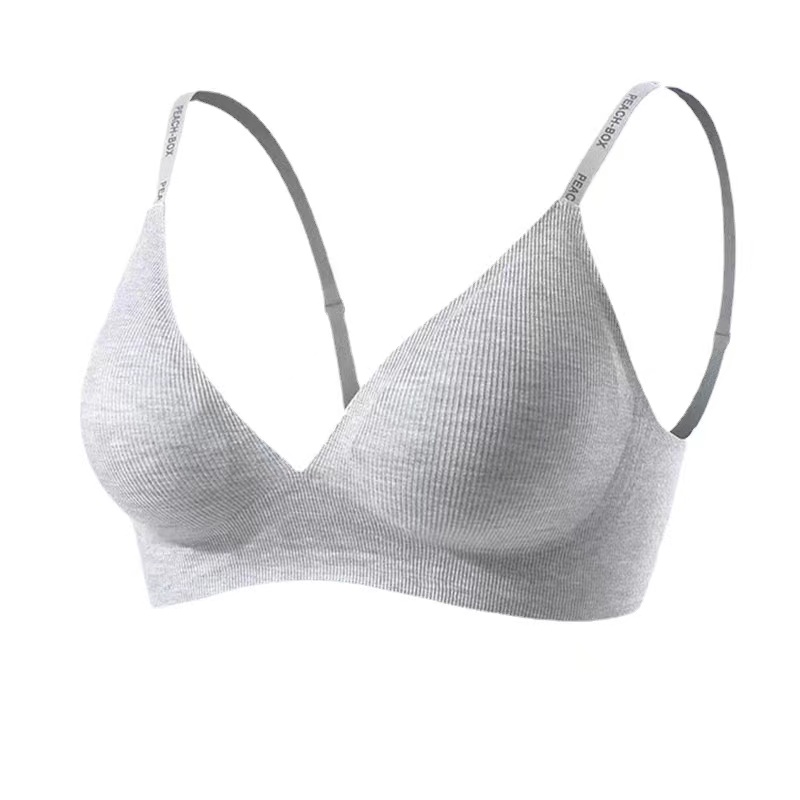 滑らかなアイスシルク素材のワイヤレスブラ、控えめなフルカバー - Full Coverage Bra のレビューと価格
