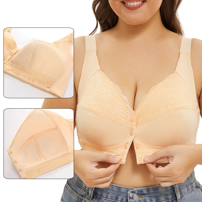 A-G カップ女性プラスサイズのブラジャーフロント閉鎖プッシ - Sheer Bra Lace のレビューと価格