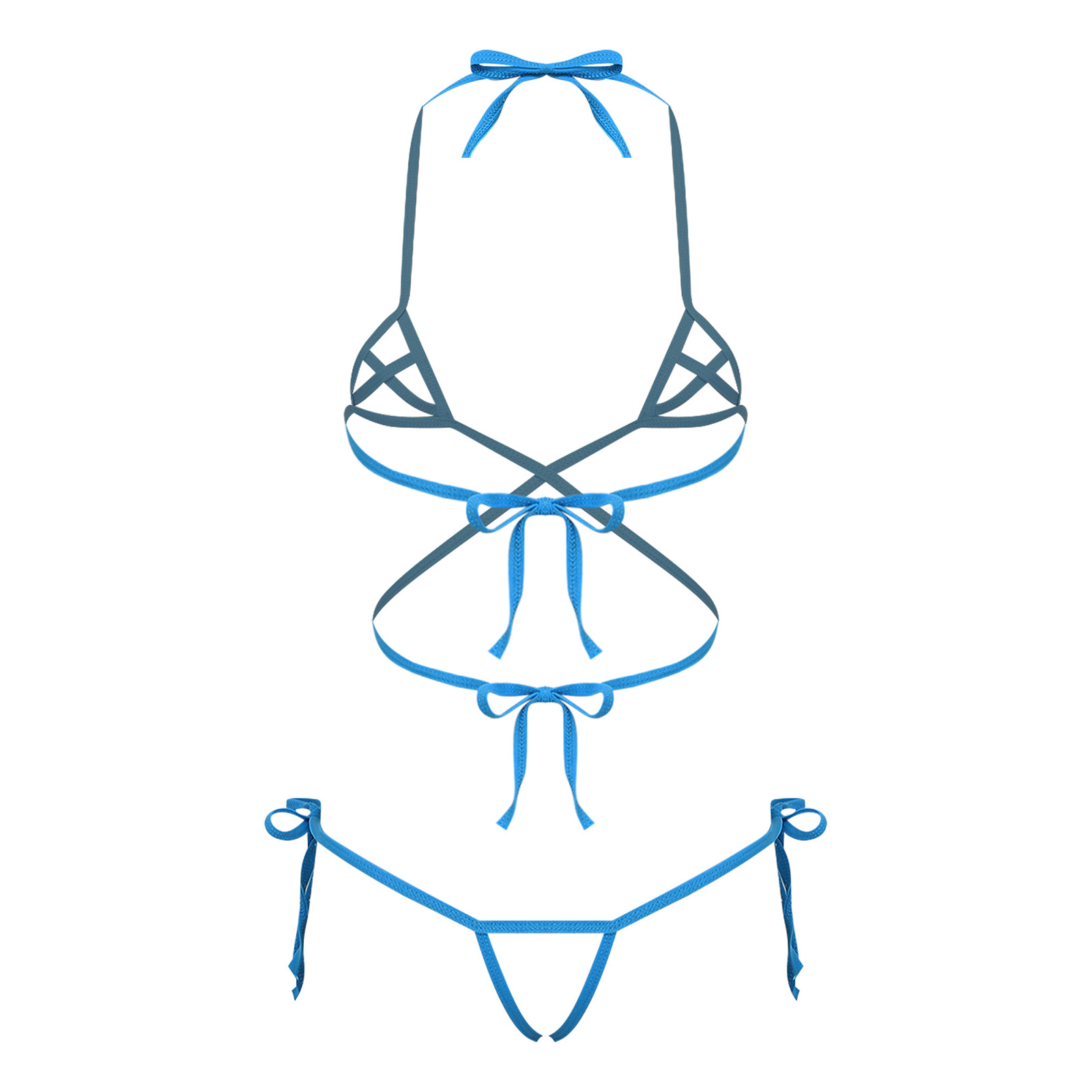 レディースランジェリー シースルービキニ水着セット レースア - Sheer Bra Lace のレビューと価格