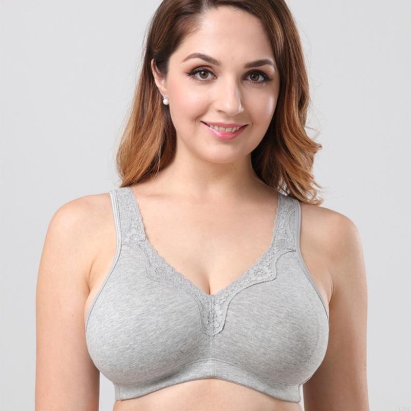 L38E レディース ワイヤレス ビッグサイズ レース ブラ - Full Coverage Bra のレビューと価格