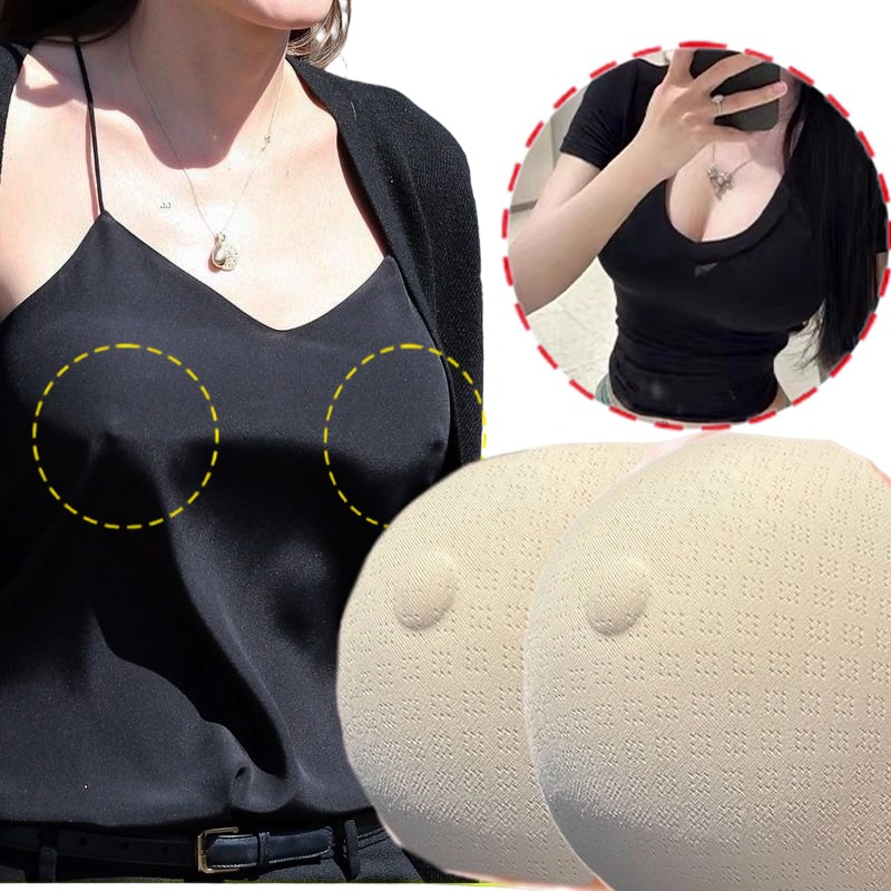 模擬コンセプトパッド入りパッド女性用ノンスティッキーフェイク - Mastectomy Bra Pocket のレビューと価格