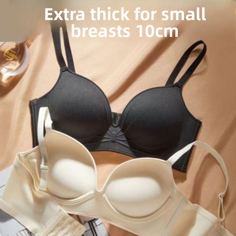 極厚パッド入りワイヤレスシームレスTシャツブラ、AA・Aカッ - T Shirt Bra Seamless のレビューと価格