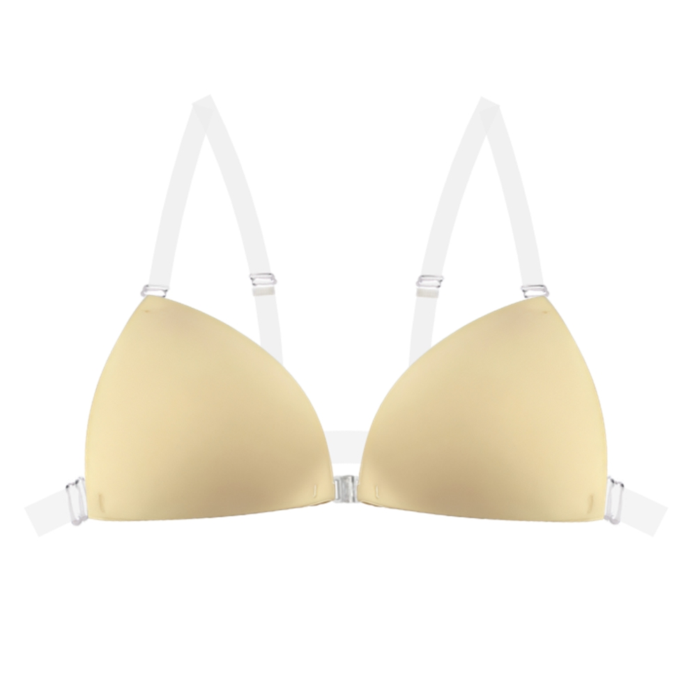 女性用粘着ブラ、背中開きウェディングドレス用シリコン製プラン - Plunge Bra Push Up のレビューと価格
